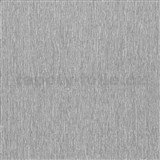 Vliesové tapety na zeď GMK Fashion for walls  5 textilní struktura stříbrná