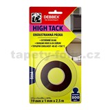 Oboustranná páska HIGH TACK 19mm x 2,5m - BLISTR