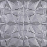 Samolepící pěnové 3D panely rozměr 70 x 69 cm, diamant stříbrný