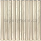 Obkladové panely 3D PVC SLATS dřevo bílé 500 x 500 mm, tloušťka 1 mm - POSLEDNÍ KUSY