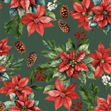 Ubrus metráž vánoční motiv IX.-POSLEDNÍ METRY