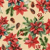 Ubrus metráž vánoční motiv IV.-POSLEDNÍ METRY