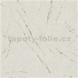 Vliesové tapety na zeď VILLA ROMANA stěrkovaná omítkovina béžová se zlatými metalickými odlesky