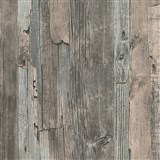 Vliesové tapety IMPOL Wood and Stone 2 dřevo vintage hnědo-šedé