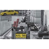 Samolepící tapety City taxi - 45 cm x 15 m -  POSLEDNÍ METRY
