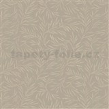 Vliesové tapety na zeď IMPOL Alpha florální vzor stříbrný na šedém podkladu - POSLEDNÍ KUSY