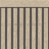 Ochranný stěnový panel - vliesová fototapeta lamely dub sonoma - 500 x 106 cm