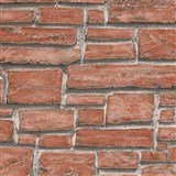 Vinylové tapety na zeď Wood´n Stone cihla červená - POSLEDNÍ KUSY