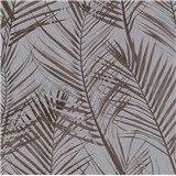 Vliesové tapety na zeď Attractive2 palmové listy hnědé