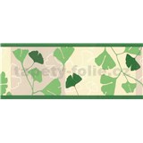 Samolepící bordury ginkgo listy zelené 5 m x 6,9 cm - POSLEDNÍ KUSY