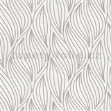 Vliesové tapety IMPOL Carat 2 listy stříbrné na krémovém metalickém podkladu - POSLEDNÍ KUSY