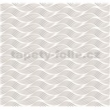 Dekorativní obklad na stěnu Ceramics Wave šedý šířka 67,5 cm x 20 m