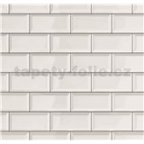 Dekorativní obklad na stěnu Ceramics Metro bílý šířka 67,5 cm x 20 m