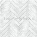 Dekorativní obklad na stěnu Ceramics Chevron obklad šedý šířka 67,5 cm x 20 m