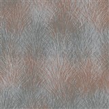 Vliesové tapety na zeď Collage tráva šedo-bronzová