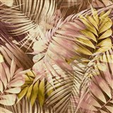 Vliesové tapety na zeď IMPOL Collection Tropical Jungle růžovo-žlutá