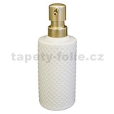 Dávkovač mýdla BARCELONA WHITE/GOLD