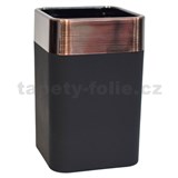 Kelímek na zubní kartáčky LINZ BLACK/BRONZE