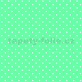 Samolepící tapety puntíky mint 45 cm x 15 m - POSLEDNÍ METRY