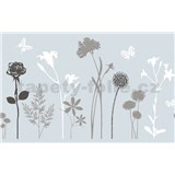 Statická fólie transparentní Blossom - 45 cm x 15 m