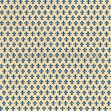 Samolepící fólie lilie modré na béžovém podkladu - 45 cm x 15 m - POSLEDNÍ METRY