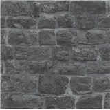 Vliesové tapety na zeď Eyecatcher kamenná zeď tmavě šedá  - POSLEDNÍ KUSY