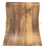 Samolepící tapety dubová prkna tmavě hnědá 45 cm x 10 m