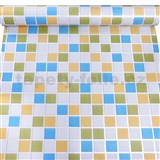 Samolepící tapety mozaika barevná 45 cm x 10 m