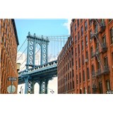 Vliesové fototapety Manhattan Bridge rozměr 375 cm x 250 cm