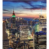 Vliesové fototapety New York mrakodrapy rozměr 225 cm x 250 cm