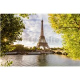 Vliesové fototapety Eiffelova věž rozměr 375 cm x 250 cm