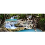 Vliesové fototapety vodopády rozměr 375 cm x 150 cm - POSLEDNÍ KUSY