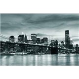 Vliesové fototapety Brooklyn Bridge rozměr 312 cm x 219 cm