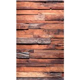 Vliesové fototapety dřevěná stěna rozměr 150 cm x 250 cm - POSLEDNÍ KUSY