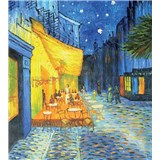 Vliesové fototapety terasa kavárny v noci - Vincent Van Gogh rozměr 225 cm x 250 cm