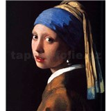 Vliesové fototapety Dívka s perlou - Johannes Vermeer rozměr 225 cm x 250 cm - POSLEDNÍ KUSY