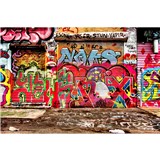 Vliesové fototapety graffiti ulice rozměr 375 cm x 250 cm