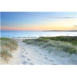 Vliesové fototapety západ slunce na pláži rozměr 368 cm x 254 cm