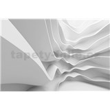 Vliesové fototapety futuristické vlny rozměr 375 cm x 250 cm