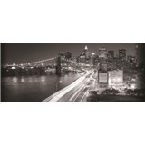 Vliesové fototapety Brooklyn Bridge rozměr 250 cm x 104 cm