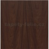 Samolepící fólie dřevo vlašského ořechu tmavé - 67,5 cm x 2 m (cena za kus)