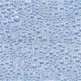 Samolepící fólie transparentní kapky vody modré Waterdrop - 45 cm x 15 m