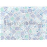 Samolepící tapety - mozaika modrá 67,5 cm x 15 m