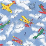 Samolepící tapety dětské - letadla 45 cm x 15 m