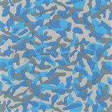 Samolepící tapety maskáč modro-šedý 45 cm x 15 m - POSLEDNÍ METRY