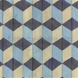 Samolepící fólie skládané kostky šedo-modré - 45 cm x 15 m