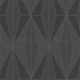 Vliesové tapety na zeď IMPOL Giulia Art-Deco vzor černý se stříbrnými konturami  - POSLEDNÍ KUSY