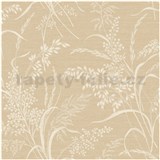 Vliesové tapety na zeď IMPOL Prairie motiv lučních travin béžový