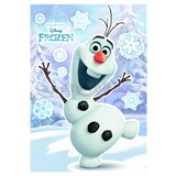 Samolepky na zeď Disney Frozen Olaf rozměr 50 cm x 70 cm