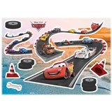 Samolepky na zeď Disney Cars cesta rozměr 50 cm x 70 cm